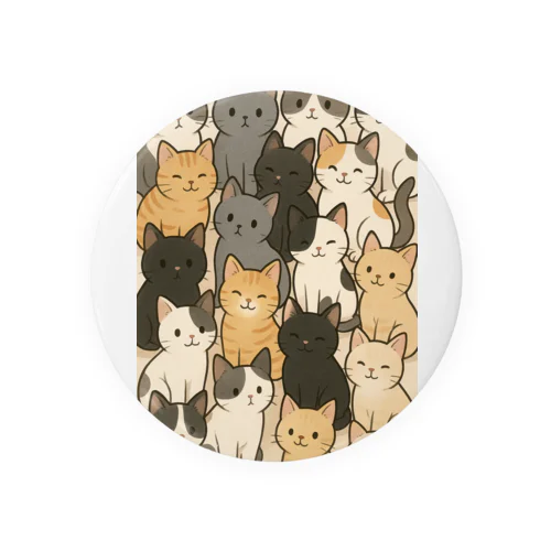 にゃんこ大集合！ Tin Badge