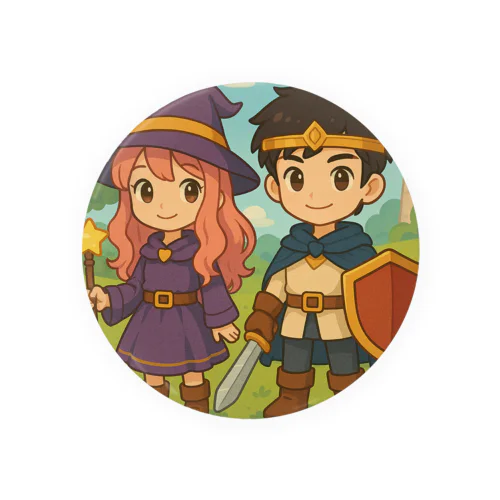 Twins of the Enchanted Valley Tin Badge