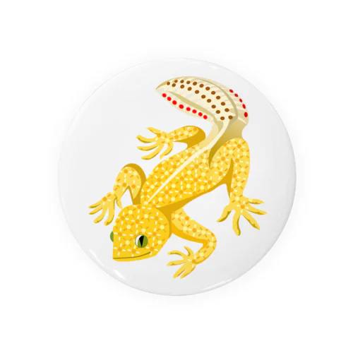 ヒョウモントカゲモドキ。 Tin Badge