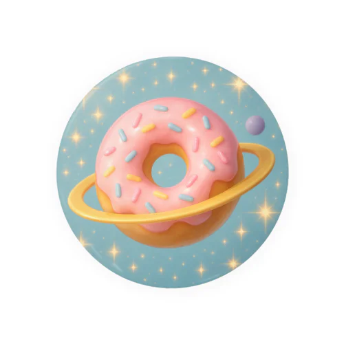 donuts in the galaxy Tin Badge