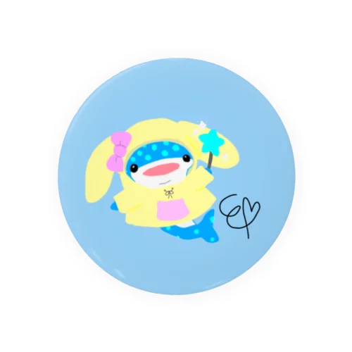 ジンベイザメの魔法使いぐぐ Tin Badge