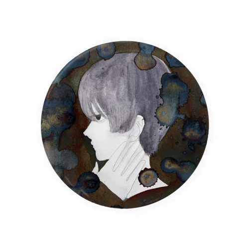 麿之丞くん Tin Badge