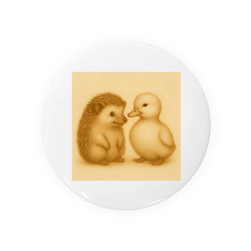 ハリネズミとアヒル05 Tin Badge