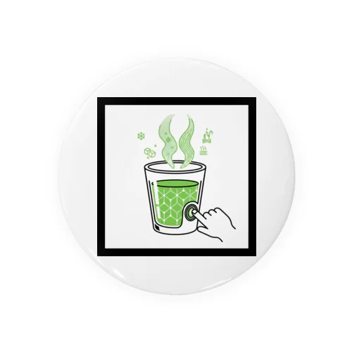 温度を自在に操る魔法のコップ - サーマル・グリッド - Tin Badge