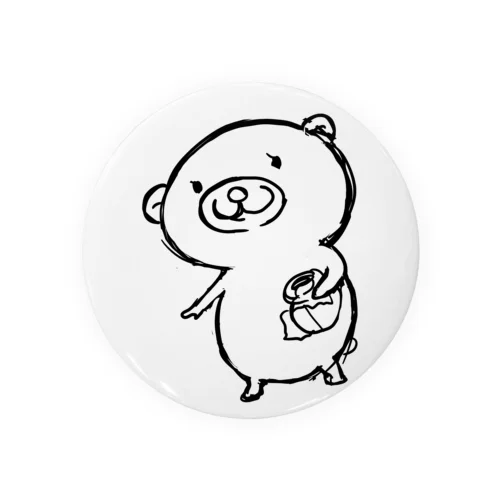 ハニくま Tin Badge