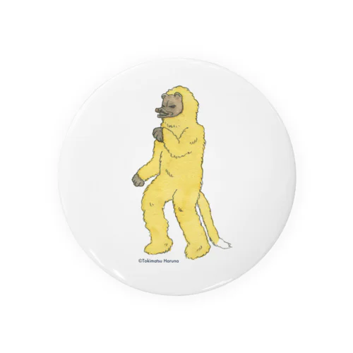 つりぎつね Tin Badge