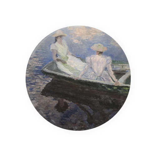 クロード・モネの『舟遊び』 Tin Badge