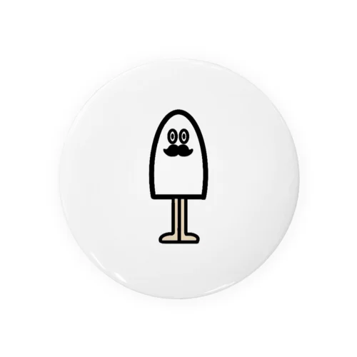 ひげOBAKE Tin Badge