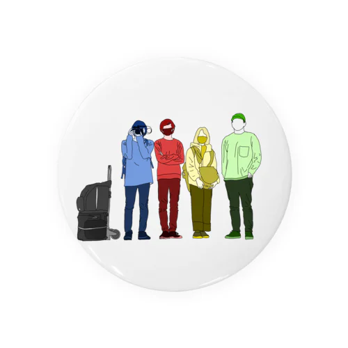 メンバー集合 Tin Badge
