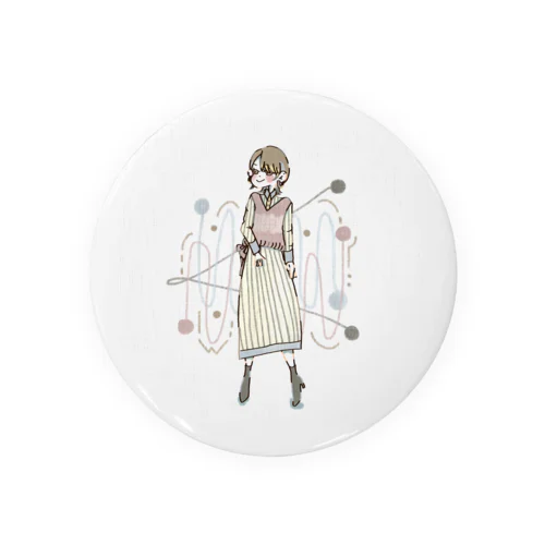 霞 Tin Badge