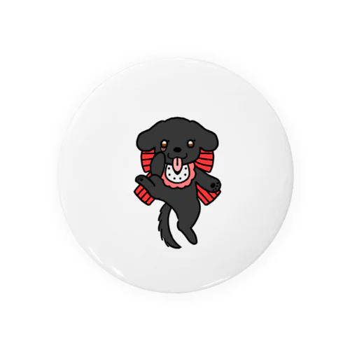 あっかんべー　ラブラドールのねねち Tin Badge