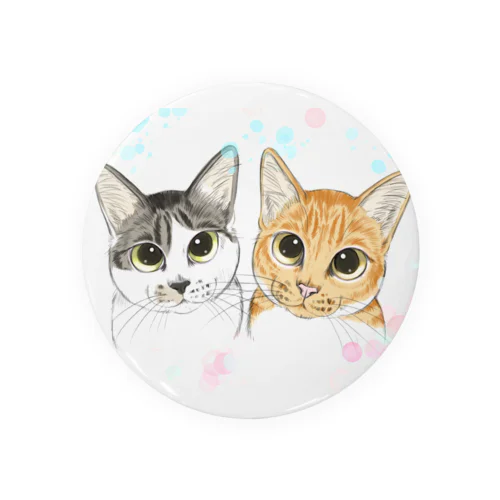琥珀とみかん Tin Badge
