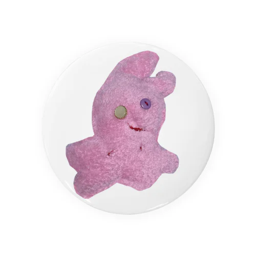ピンクうさぎのハデス Tin Badge