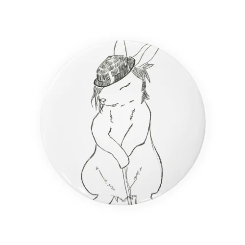 眠兎くん Tin Badge