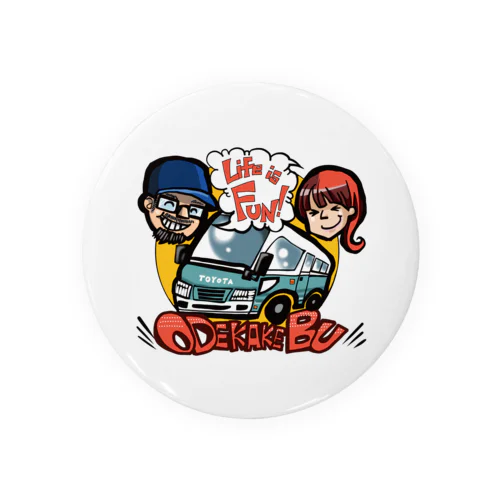 おでかけ部オリジナル Tin Badge