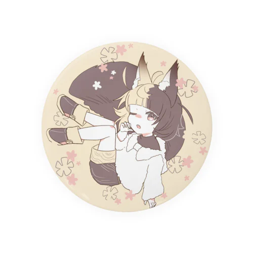 フローラルちたぷ Tin Badge