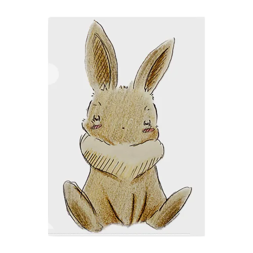 うさぎさん Clear File Folder