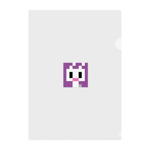 usachan?(rabbit✖️purple) Clear File Folder