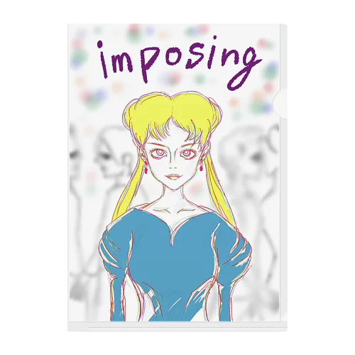 imposing 作者:北川公貴（クリアファイル） Clear File Folder