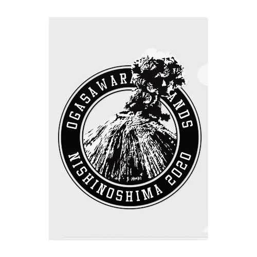 西之島クリアファイル Clear File Folder