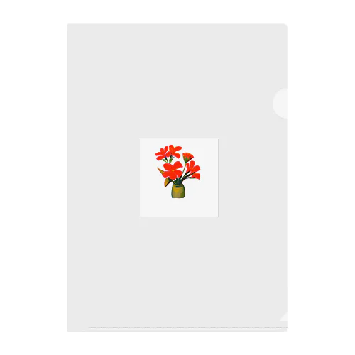 flower Clear File Folder