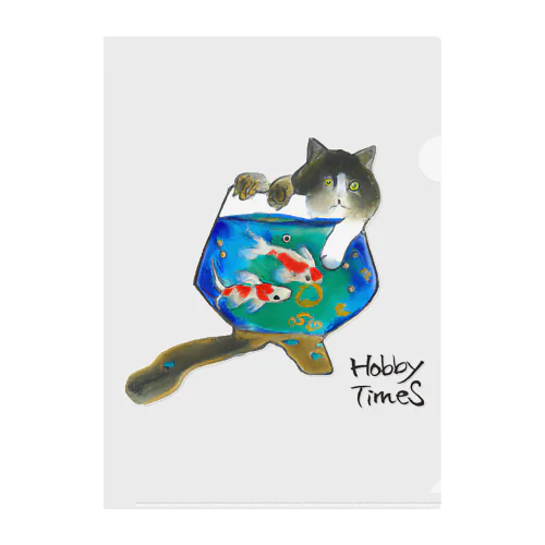 金魚鉢見張り(=^・^=) Clear File Folder
