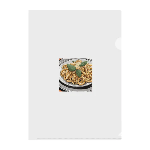 パスタ愛好家のためのパスタプリント Clear File Folder