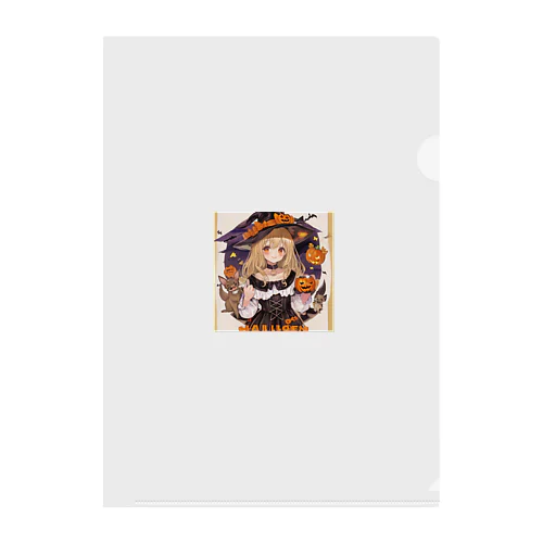 チワワの魔法がハロウィンを変える Clear File Folder