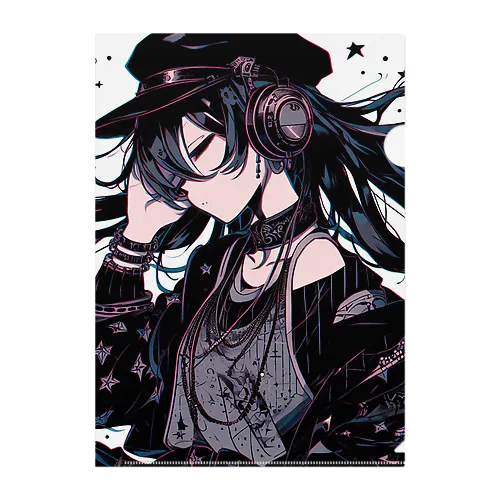 音楽女子３ Clear File Folder