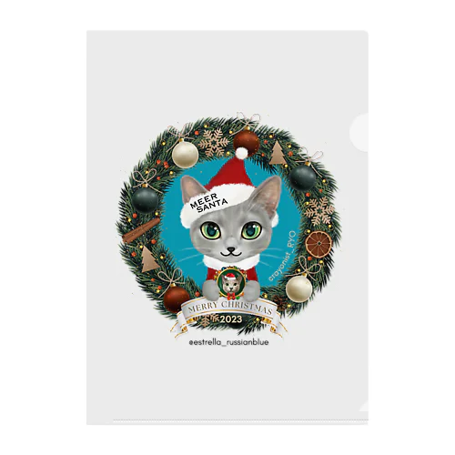 2023★MEERサンタグッズ Clear File Folder