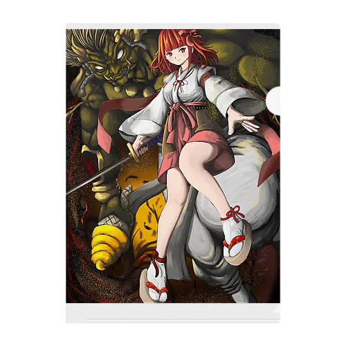 鬼神 Clear File Folder