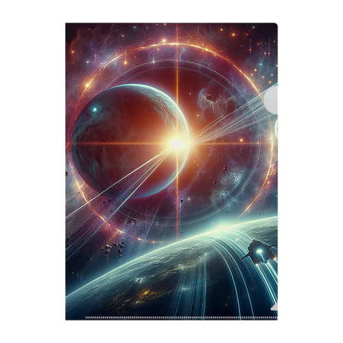 新時代を感じる‼︎スターオメガ Clear File Folder
