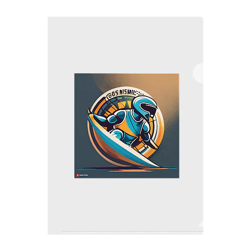 PulseAthletica Clear File Folder