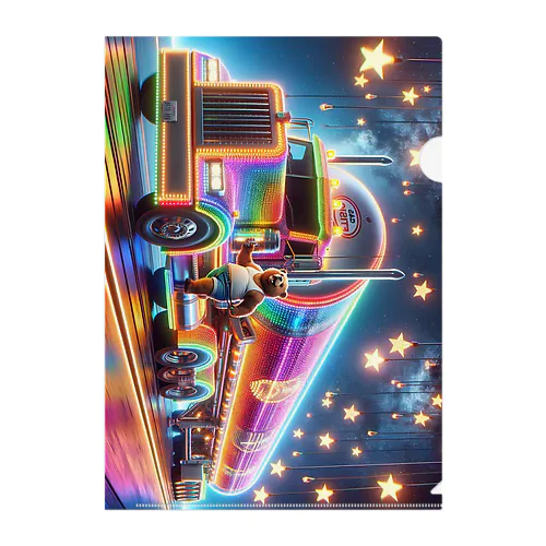 クマトラ　ガス輸送 Clear File Folder