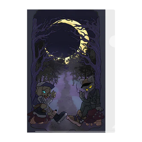 月 Clear File Folder