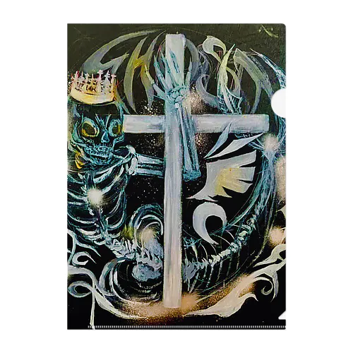 GHOST.LOGODesign Clear File Folder