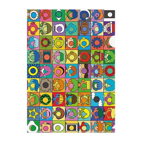 ONE or ZERO Clear File Folder