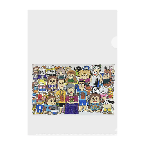 パンジと仲間たち Clear File Folder