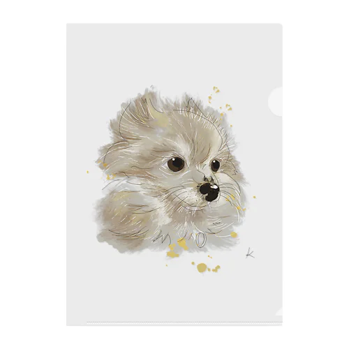 あぜみさんのワンチャン Clear File Folder