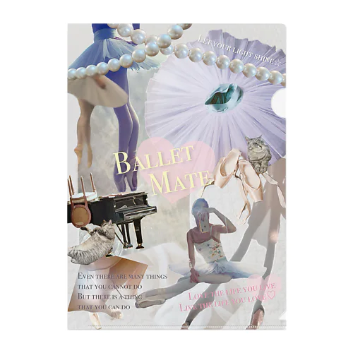 BM24/25 Love the life Clear File Folder