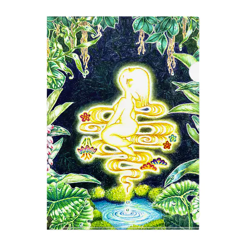 精霊シリーズ01 余白 Clear File Folder