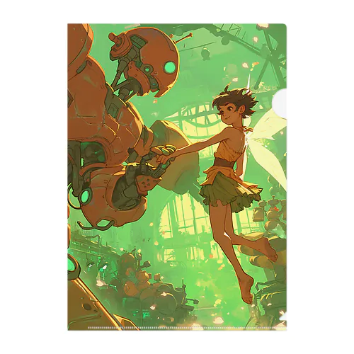 Spirit and Tech Clear File Folder