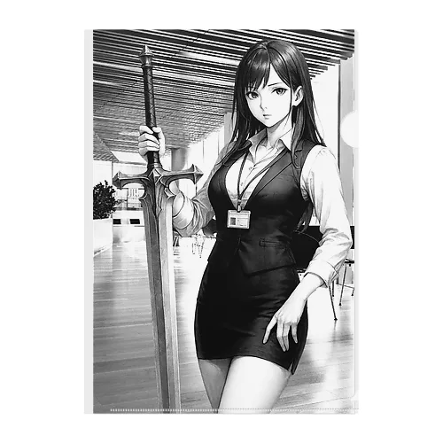 OL×武器（大剣）-墨のしらべ- Clear File Folder