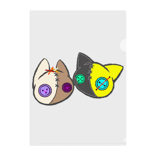 【つむぎはぎシリーズ】トラとウマ Clear File Folder