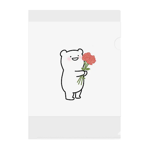 バラの茶摘みさん Clear File Folder