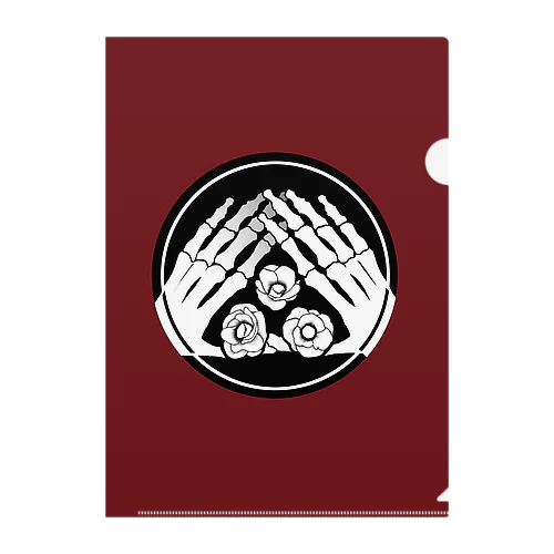 あべこ～べ椿 Clear File Folder