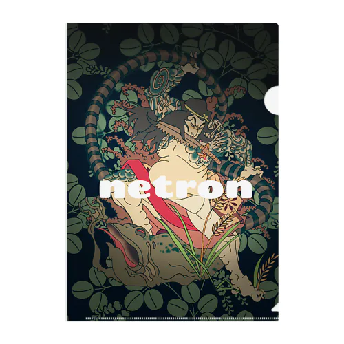 武者浮世絵 Clear File Folder