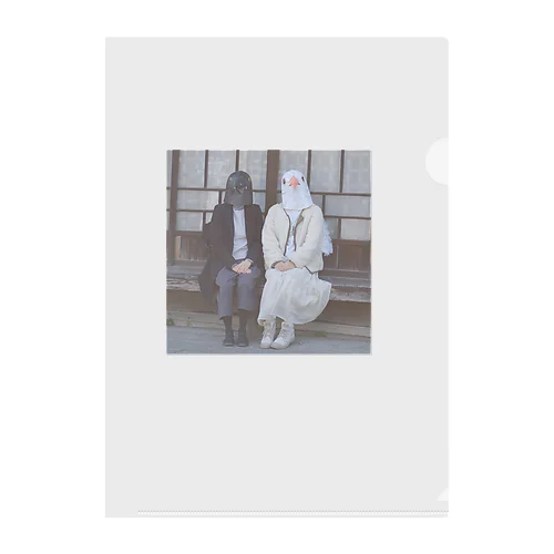 委員鳥と副委員鳥 Clear File Folder