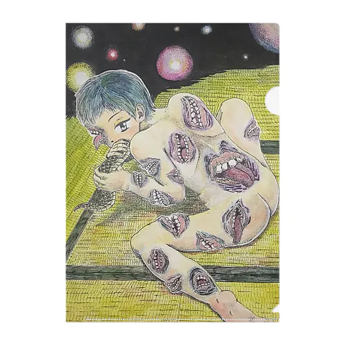 悪童野風 Clear File Folder