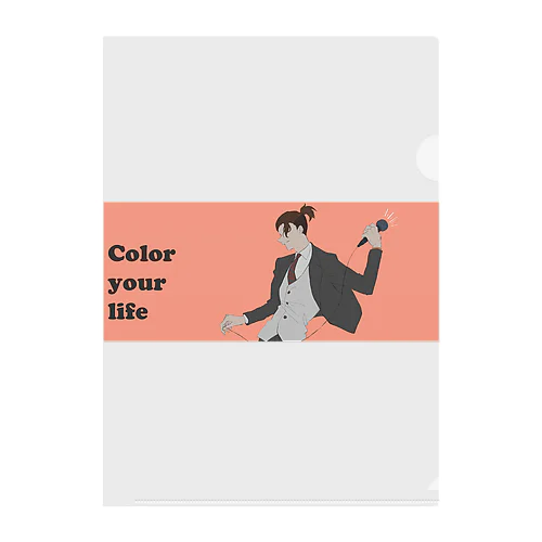 Color Your Lifeクリアファイル Clear File Folder